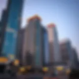 Modern skyscrapers representing Dubai's real estate growth