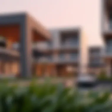 Architectural design of modern real estate on Falcon Island