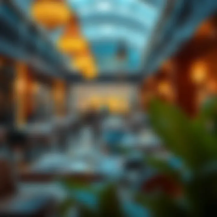 A cozy dining area with delicious cuisine options in Festival City Mall