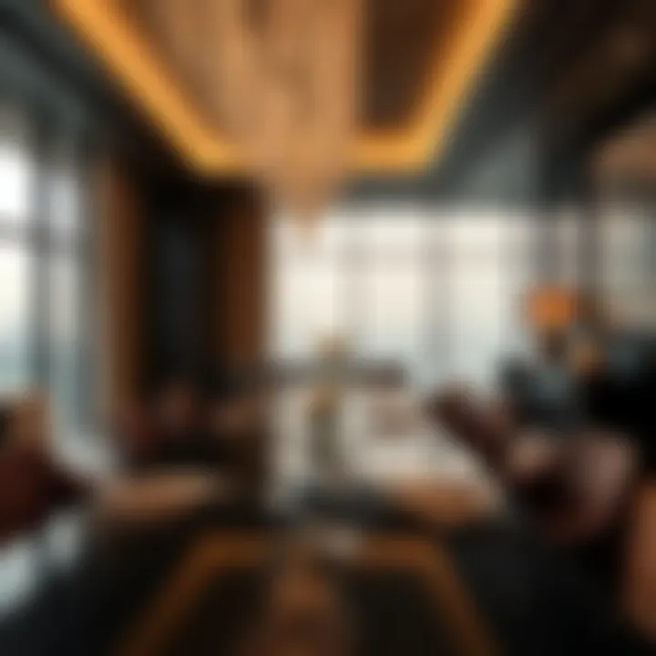 Elegant dining area showcasing luxury lifestyle at Four Seasons