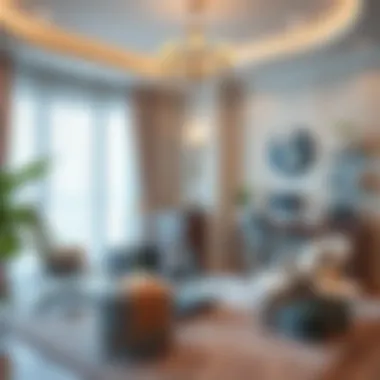 Chic home office featuring ergonomic furniture and decor