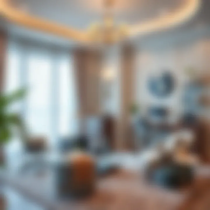 Chic home office featuring ergonomic furniture and decor