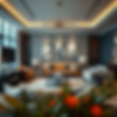 Contemporary Living Room Inspiration Luxurious living room setup showcasing contemporary furniture