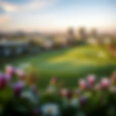 Picturesque Golf Course Next to JLT Lush green golf course adjacent to JLT