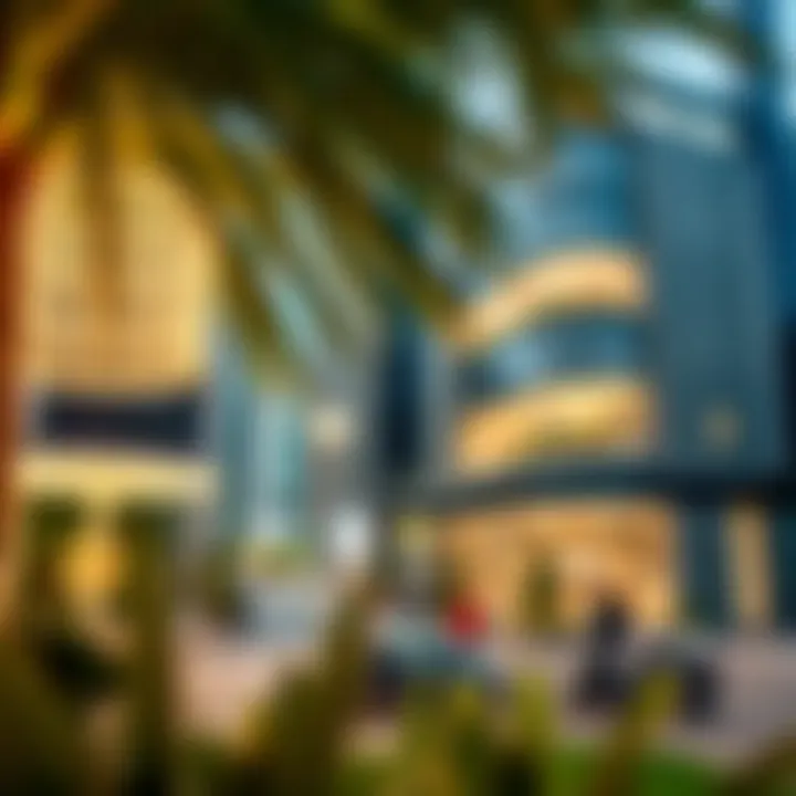 Market analysis infographic related to the Green Corner Building investment potential