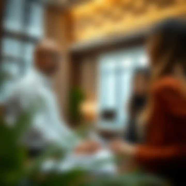 Engaging with Real Estate Professionals Consultation with a real estate expert