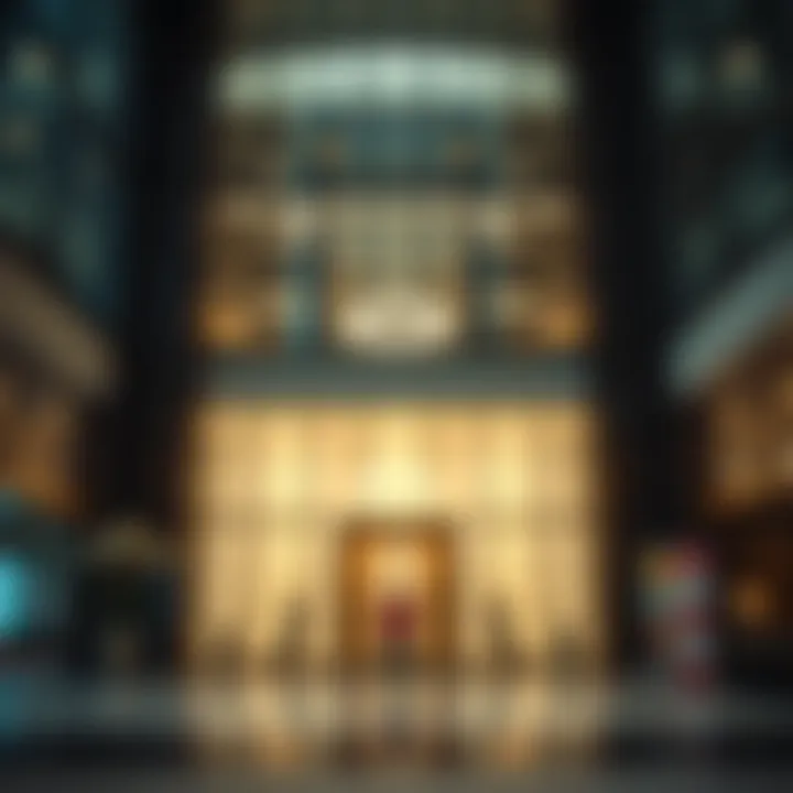 Lobby of Habtoor Business Tower Luxurious lobby area inside Habtoor Business Tower