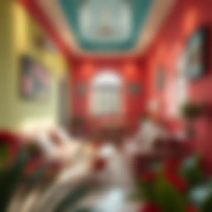 Vibrant colors enhancing home aesthetics