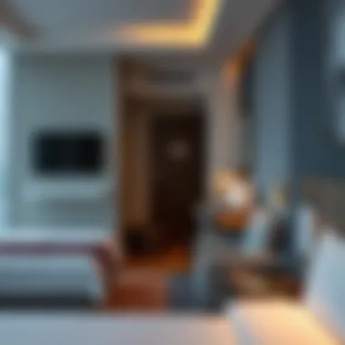 Cozy budget hotel room with modern amenities