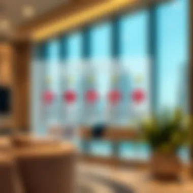 An infographic illustrating various application methods for residence visa