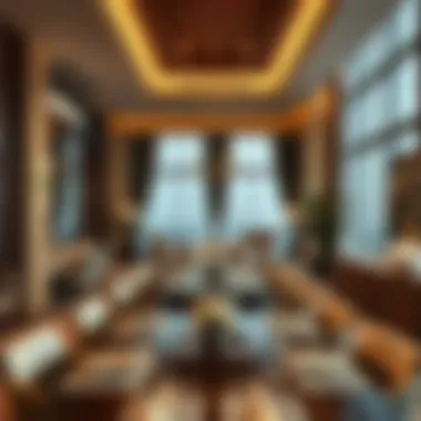 Elegant dining space designed for social gatherings and culinary experiences