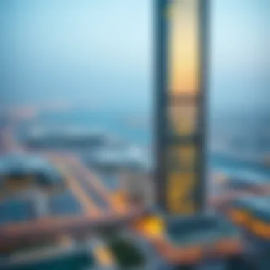 Panoramic view of the surrounding area highlighting Icon Tower 2's strategic location.