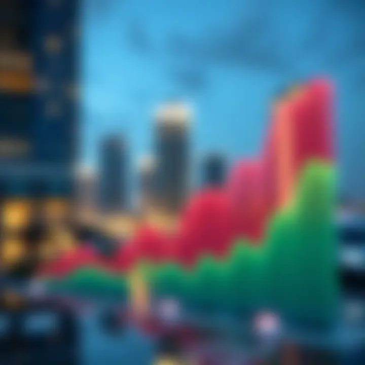 Market Trends in Dubai's Real Estate Sector Graph depicting market trends in Dubai real estate