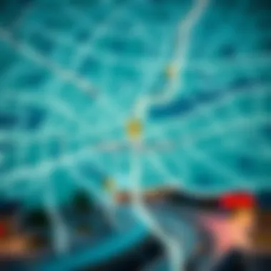 Map highlighting the location of Jumeirah Village Circle Metro Station within Dubai