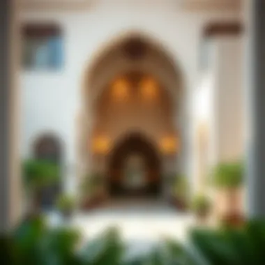 Architectural details of luxury residences in Mamsha Saadiyat