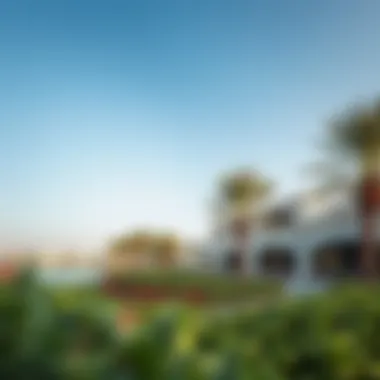 Beautifully landscaped public spaces in Mamsha Saadiyat