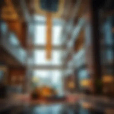 Modern Design Elements Inside Marsa Plaza Interior spaces of Marsa Plaza highlighting modern design elements