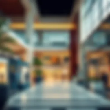 Architectural Details of the Mall Architectural details emphasizing the unique design elements of Maryah Island Mall