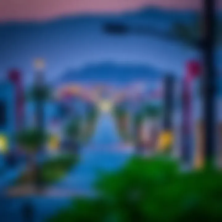 Vibrant community atmosphere surrounding Merano Damac