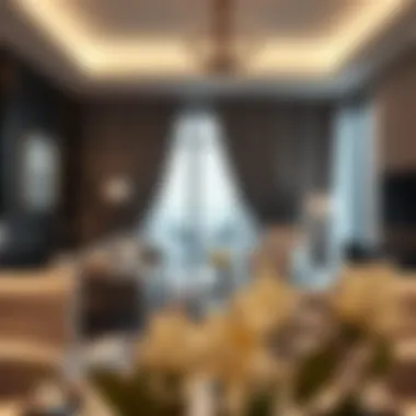 Chic Interior Design of Hotel Apartments Elegant living room in a hotel apartment