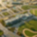 Aerial view of Mudon Ranim community showcasing lush landscapes and modern architecture