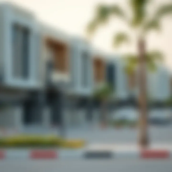 Stylish residential units illustrating contemporary design within Mudon Ranim