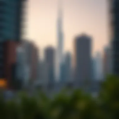 Iconic Dubai skyline reflecting real estate development