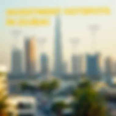 Investment Hotspots in Dubai Infographic depicting investment hotspots within Dubai