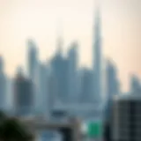 Stunning skyline of Dubai showcasing modern architecture