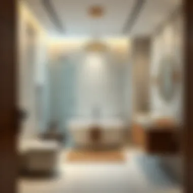 Trendy Bathroom Overhaul Innovative bathroom renovation showcasing latest trends