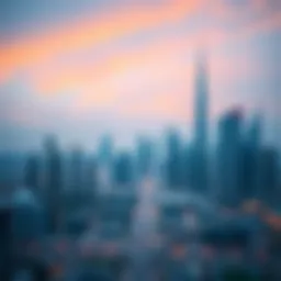 Skyline of Dubai showcasing real estate opportunities
