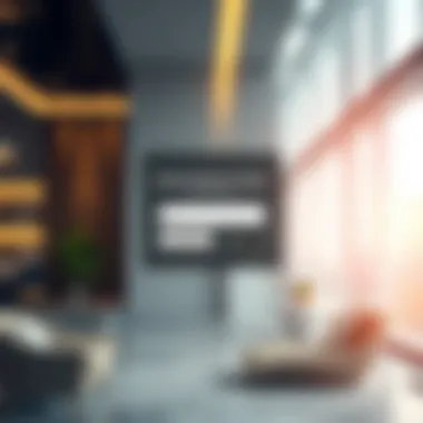 Visual representation of a user successfully logging into the platform