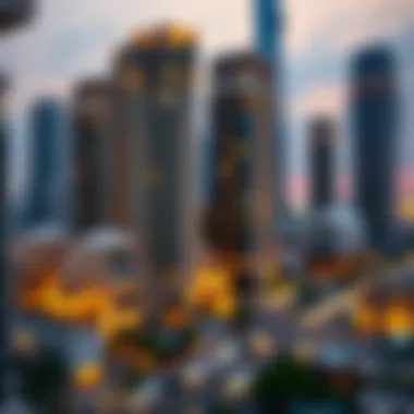 Key Rental Neighborhoods in Dubai Map highlighting popular studio rental neighborhoods in Dubai