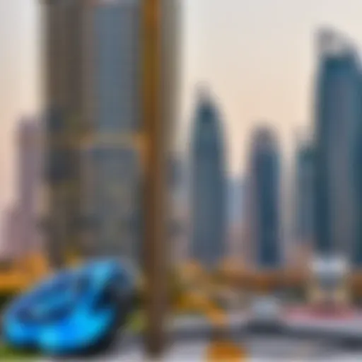 Dubai skyline showcasing modern architecture