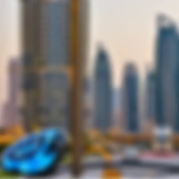 Dubai skyline showcasing modern architecture
