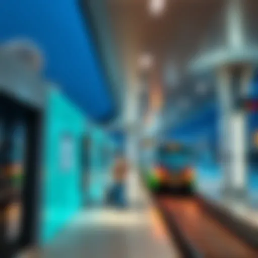 Al Rigga Metro station exterior showcasing modern architecture