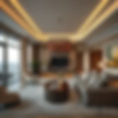 Modern Living Space Luxurious interior design showcasing a modern living space