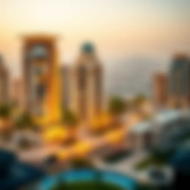 Conceptual image of a real estate investment in the UAE