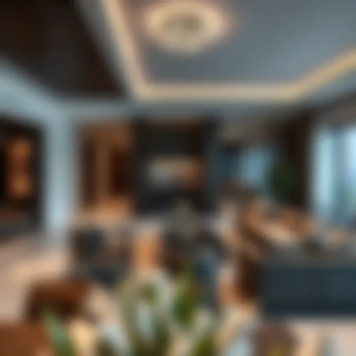 Luxurious interior design of a Nova Villa living space