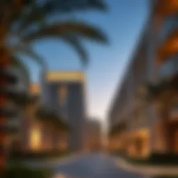 Modern residential community developed by Nshama in Dubai