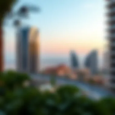 Scenic Views and Location Benefits of Oasis 1 Scenic view of Dubai's skyline near Oasis 1