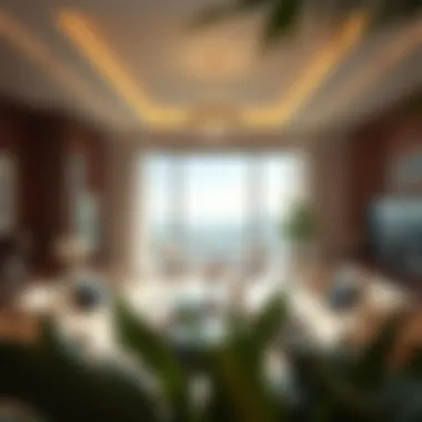 Luxurious Living Spaces in Oasis 1 Luxurious apartment view in Oasis 1