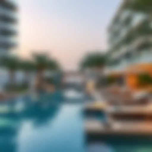 Luxurious pool area at Oceana Residence