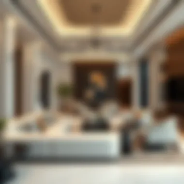 Luxurious interior of a residence in One Za'abeel featuring modern aesthetics