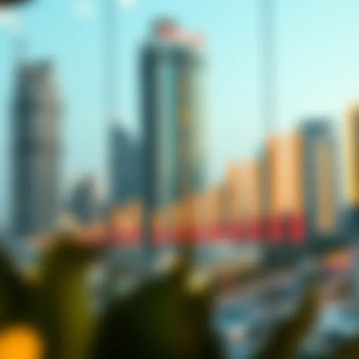Graph illustrating rental yield trends in Dubai