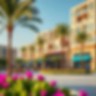 Vibrant community spaces and parks in Point West Silicon Oasis