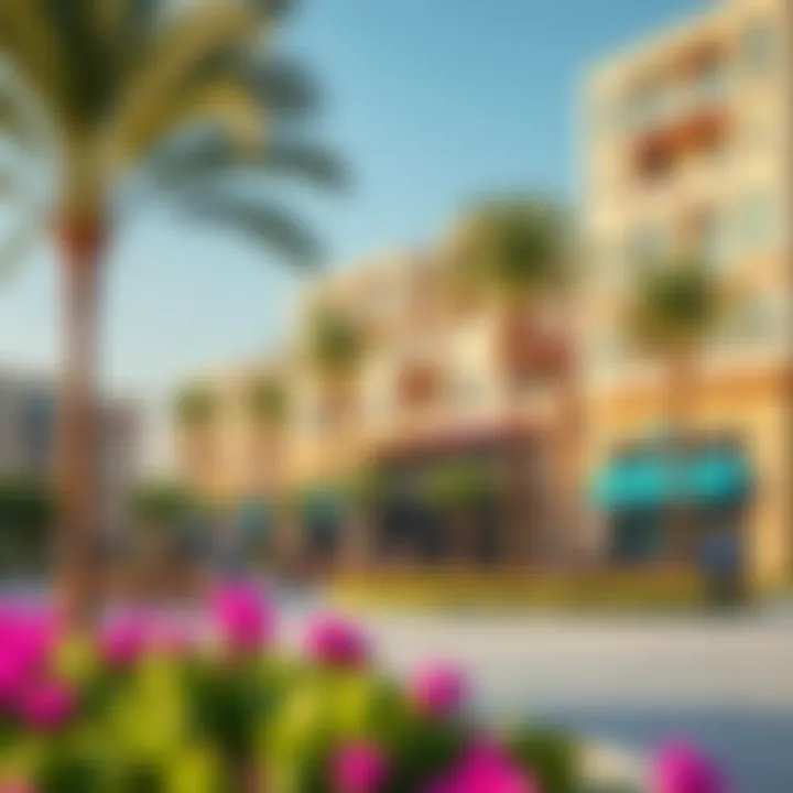 Vibrant community spaces and parks in Point West Silicon Oasis