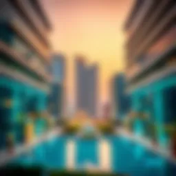 Panoramic view of Point West Silicon Oasis showcasing modern architecture