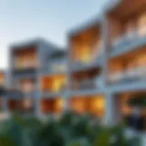 A stunning view of Privà Living architecture showcasing modern design elements.