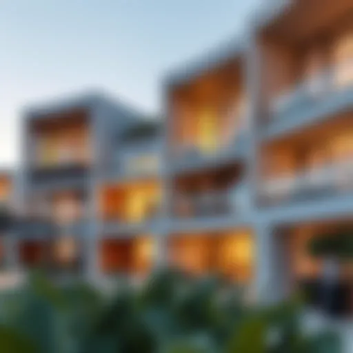 A stunning view of Privà Living architecture showcasing modern design elements.